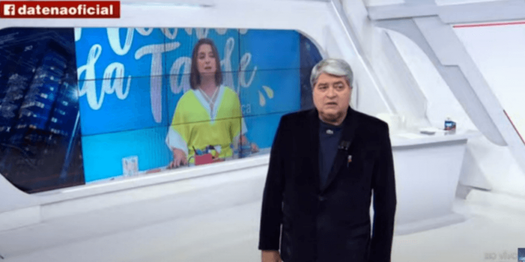 A atitude que ninguém esperava de Datena ao receber notícia e abandonar programa ao vivo: "Eu larguei"
