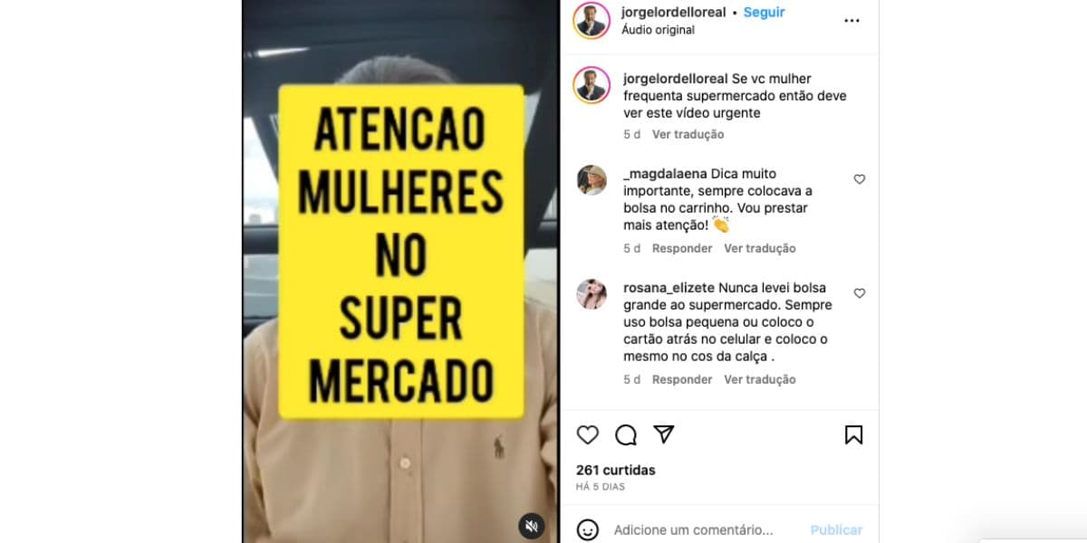 Delegado Jorge Lordelloreal alerta golpe (Foto: Reprodução / Instagram) 