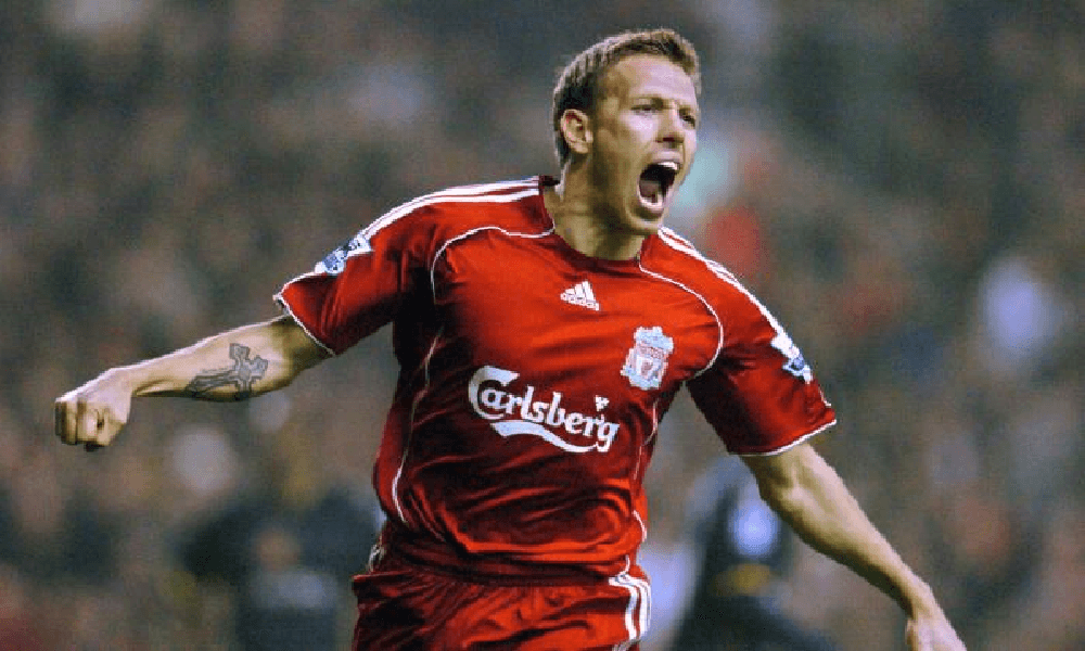 Craig Bellamy quando ainda jogava no Liverpool (Foto: Reprodução/ Internet)
