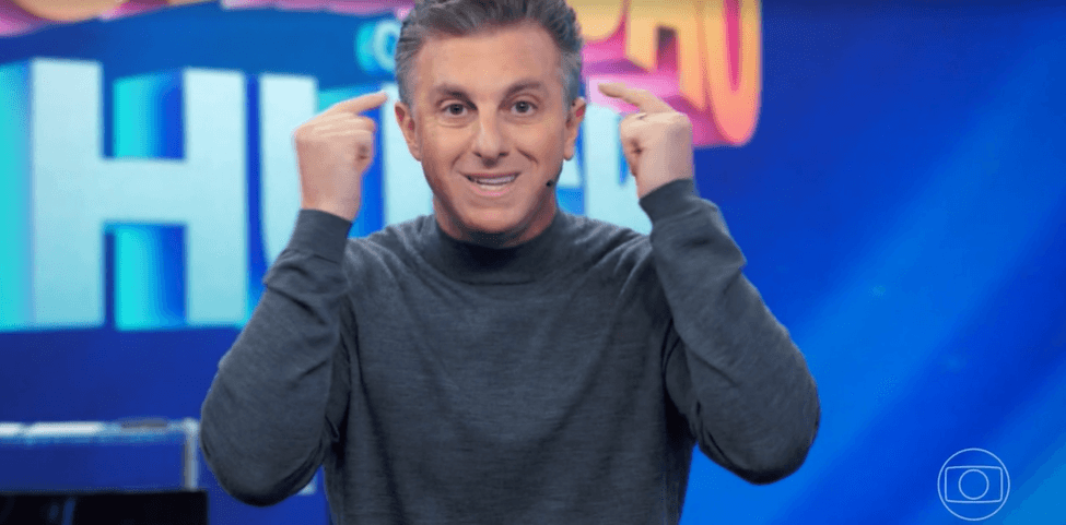 Luciano Huck durante o Domingão