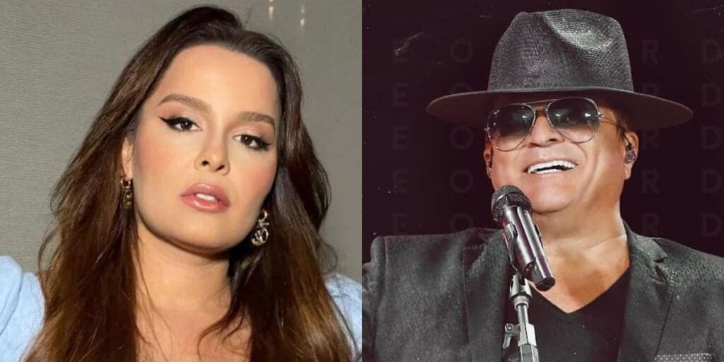 No Faustão, Maiara entrega situação envolvendo Leonardo nos bastidores e admite: "Devendo"