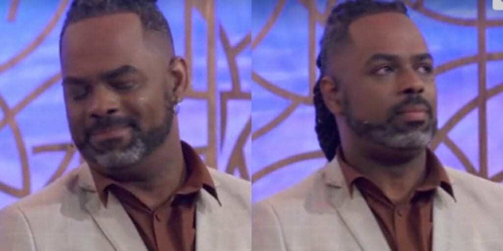Manoel Soares não se contém com o que ouve no Encontro e vai aos prantos ao vivo na Globo