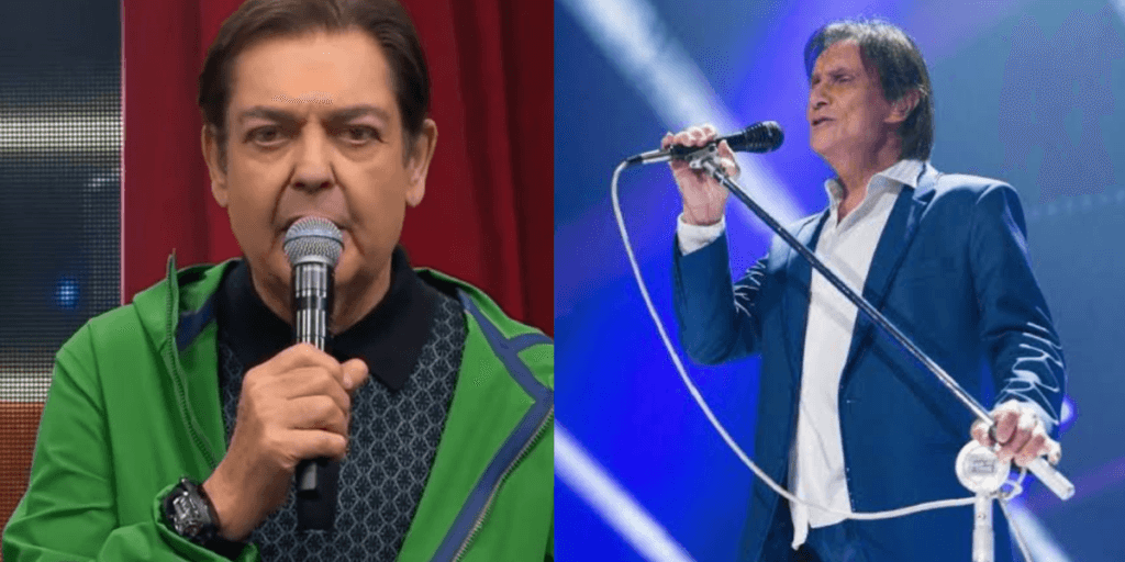 Corajoso, Faustão toma atitude, interrompe programa e expõe Roberto Carlos