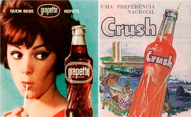 Refrigerantes Crush, Pepsi e Grapette (Foto: Reprodução, Internet)