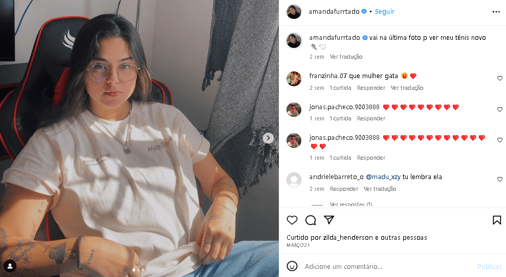 Amanda Furtado, boneca Laurinha de Chiquititas, se assumiu lésbica (Foto: Reprodução/ Instagram)