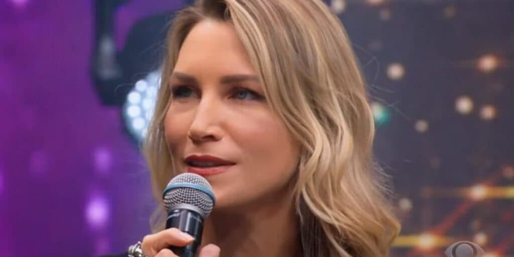 Anne Lottermann é corajosa ao falar sobre salário no Faustão na Band e crava verdade: "Ganha muito mais"