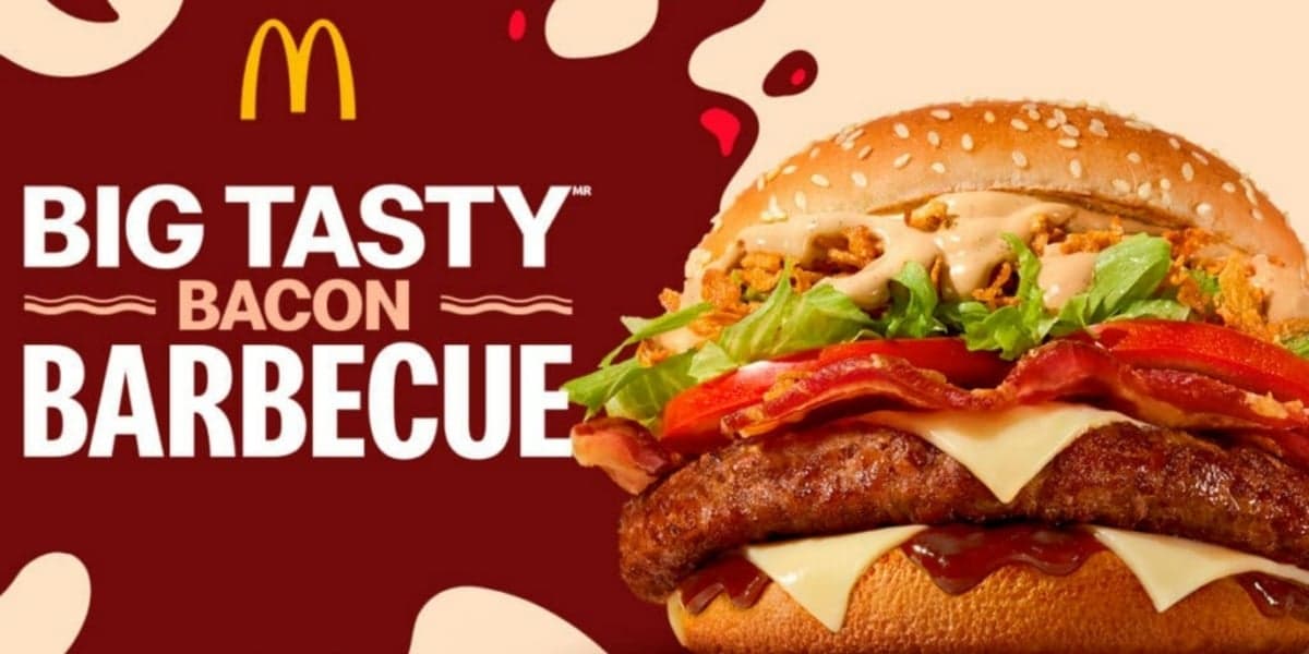 Novo lanche do McDonald's chamado Big Tasty Bacon Barbecue (Foto: Divulgação/McDonald's)