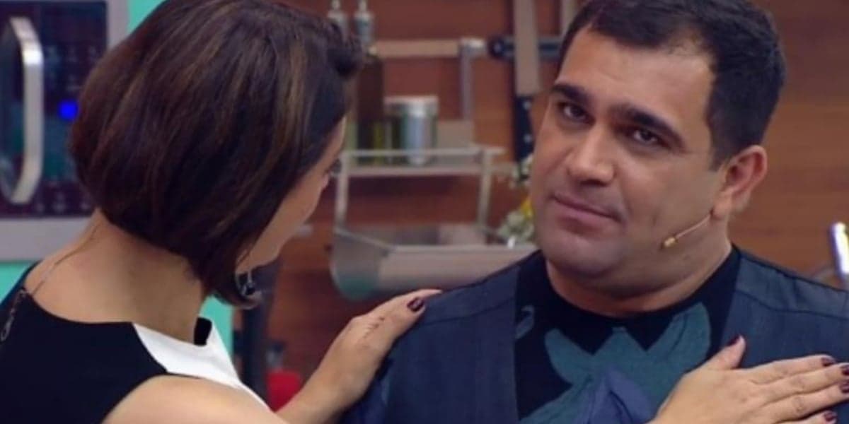 Catia Fonseca e Evandro Santo no "Melhor da Tarde" (Foto: Reprodução/Band)