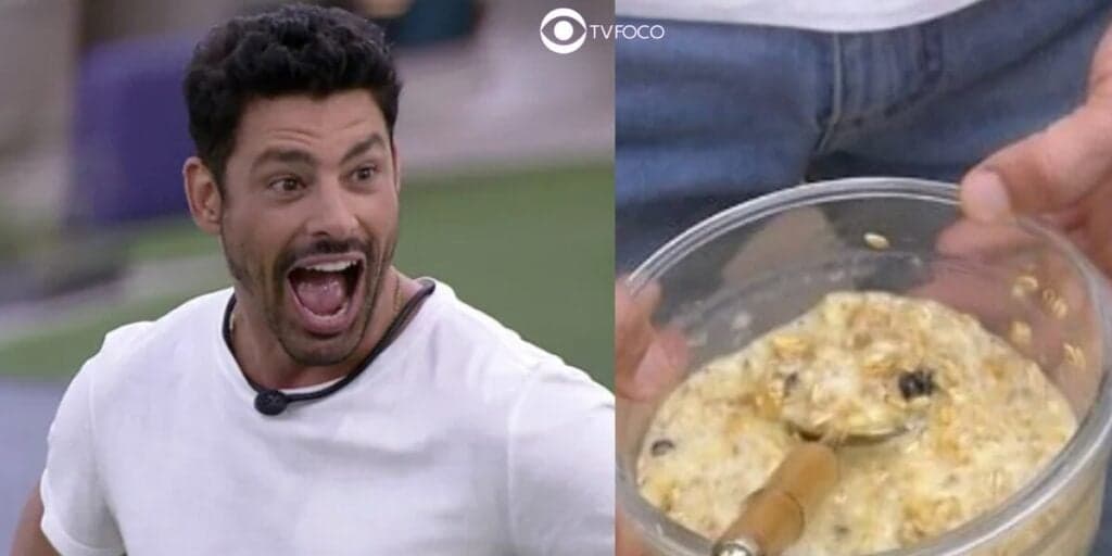 Cauã Reymond entra no BBB23 e encara 'Prova de resistência' ao experimentar gororoba: "Vai me dar gases"