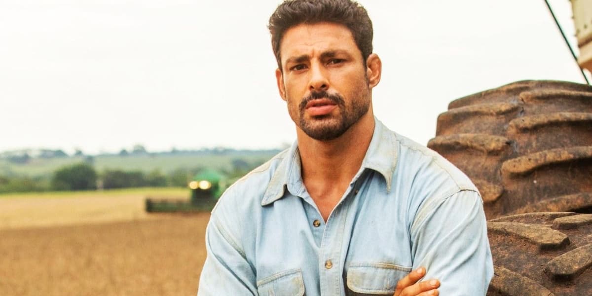 Cauã Reymond interpreta Caio na novela Terra e Paixão (Foto: Reprodução/Globo)