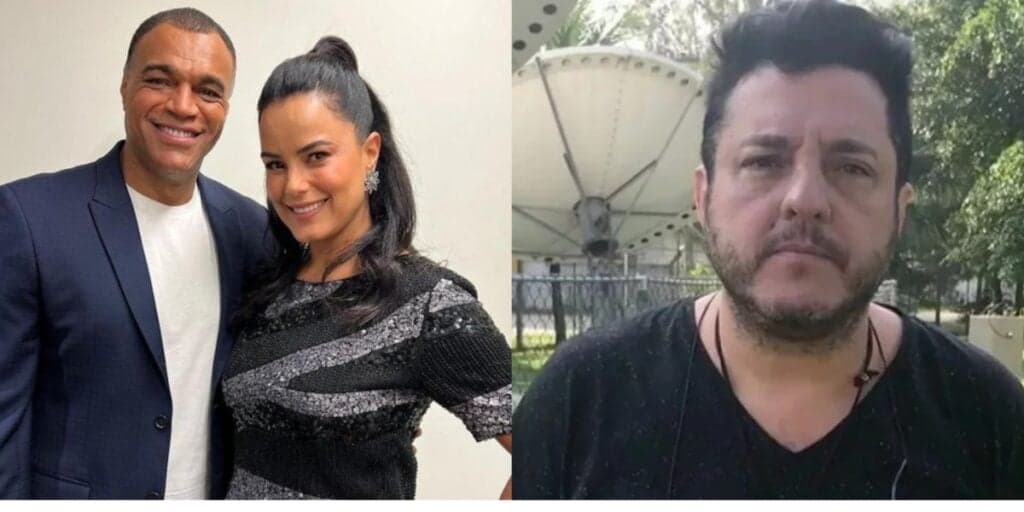 Luciele, esposa de Denílson, vê Bruno expor notícia absurda sobre ele e dá recado: "Tem certeza?"