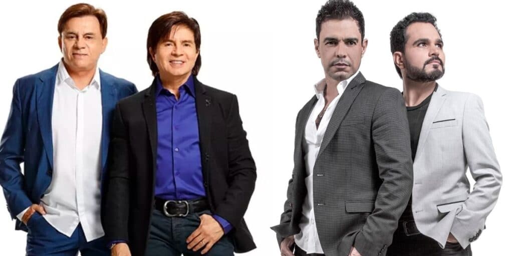 O motivo triste pelo qual Chitãozinho e Xororó precisaram cancelar show em navio de Zezé e Luciano