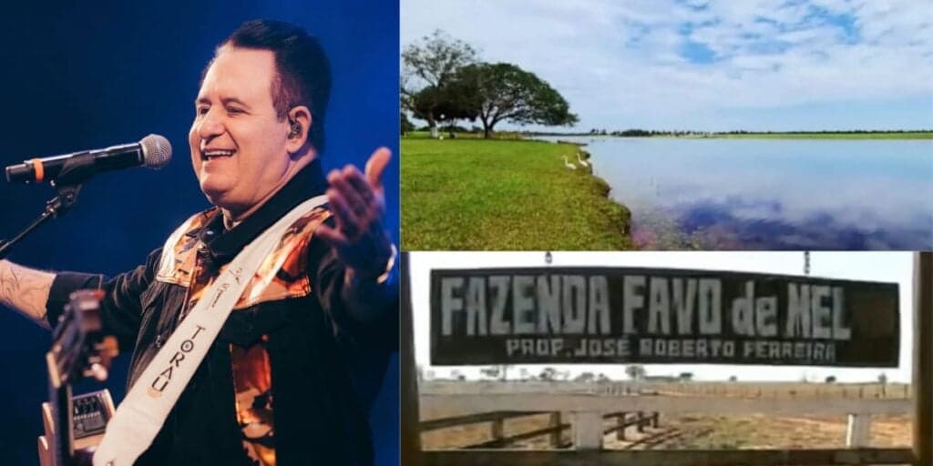 Lago particular, 20 mil cabeças de gado e 9 suítes: A fazenda Favo de Mel de Marrone, dupla de Bruno