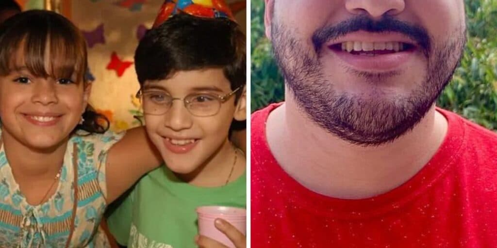 Outra profissão, um homão e barbudo: assim está o astro mirim cego de América, amigo de Marquezine