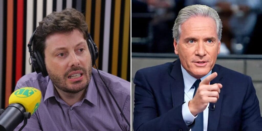 Corajoso, Danilo Gentili fala sobre Roberto Justus e o que ouviu dele: "Você está louco?"