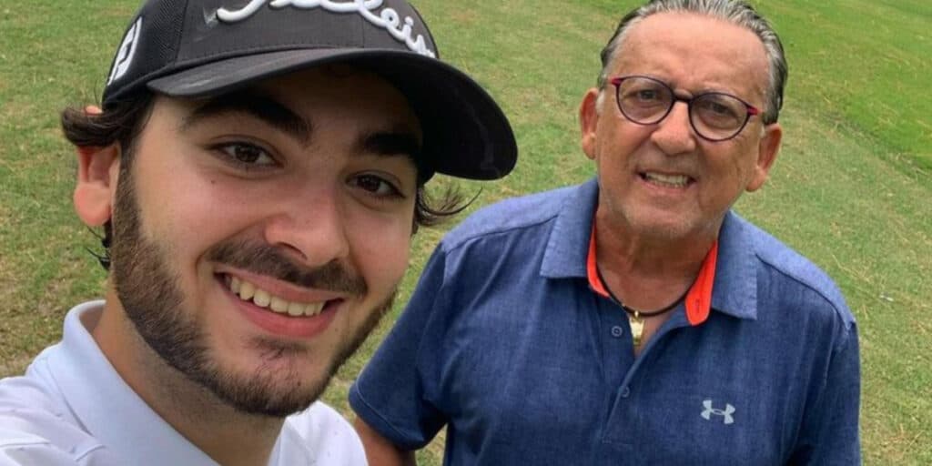 A relação discreta vivida pelo filho gato de Galvão Bueno há anos que muita gente não sabia