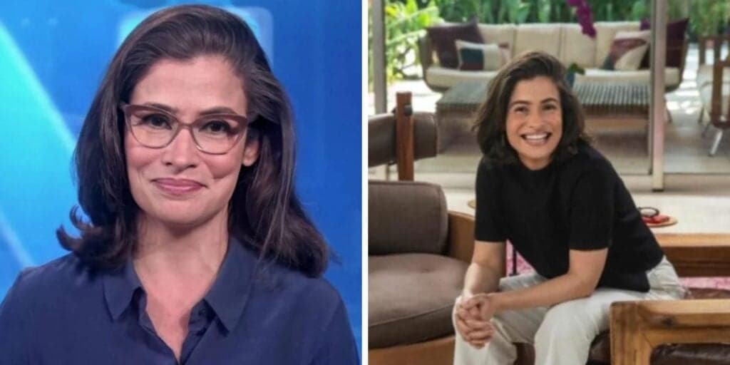 Cercada por muito verde e decoração retrô: a mansão discreta e simples onde Renata Vasconcellos vive