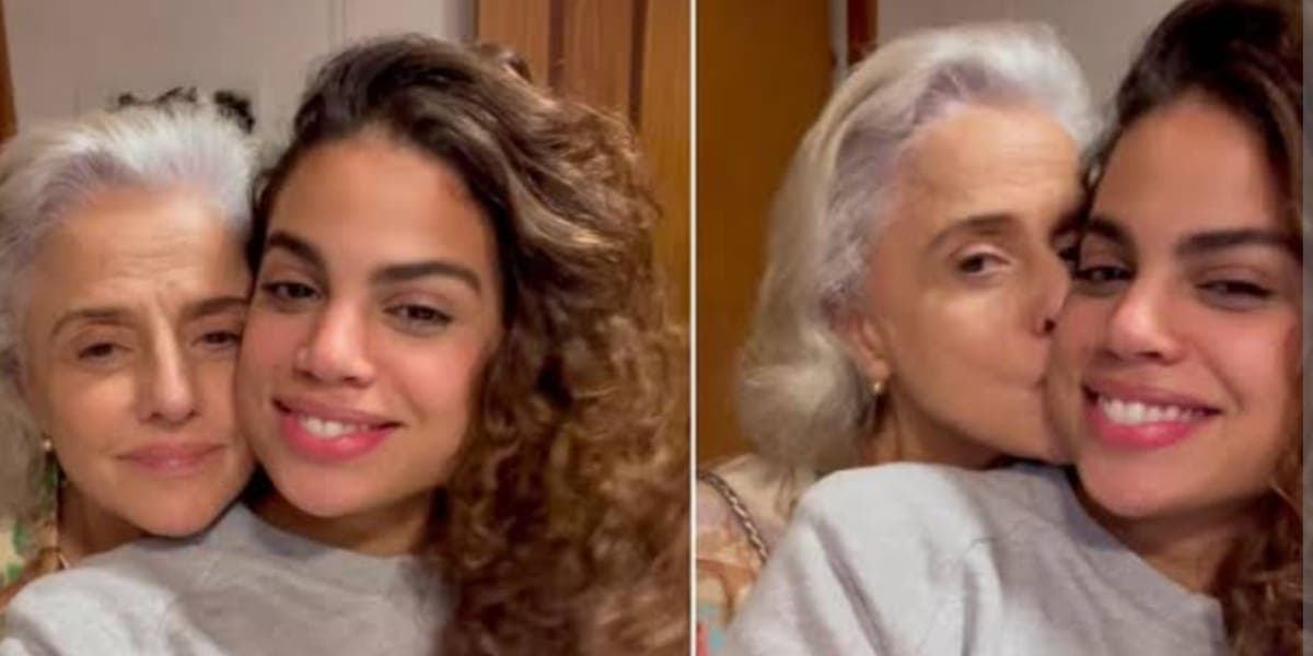 Marieta Severo e sua neta sempre muito sorridentes (Reprodução: Instagram)
