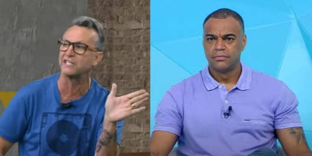 Neto surta, dá fim em pacto de paz com Denílson e detona o que comentarista fez na Band: "Enfia no c#"