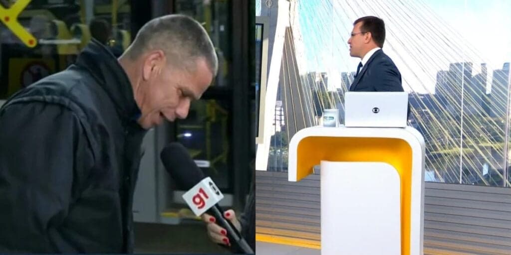 "Te amo", Rapaz invade transmissão do Bom Dia São Paulo, deixa jornalista sem reação e Bocardi crava recado