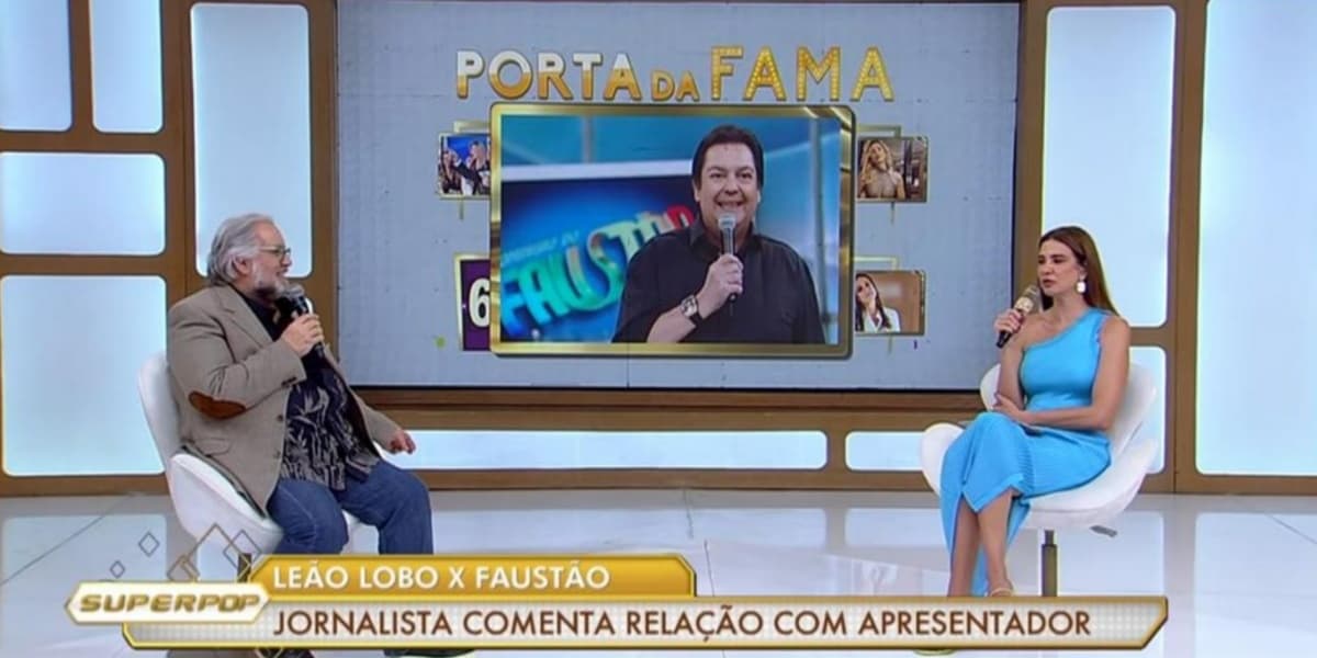 Leão Lobo falou sobre Faustão no "Superpop" (Foto: Reprodução/RedeTV!)