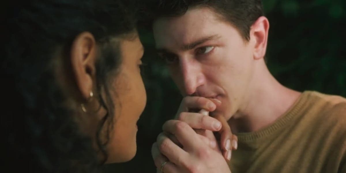 Daniel e Aline na novela Terra e Paixão (Foto: Reprodução/Globo)