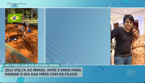 Vídeo com o neto de Zilu é exibido na Record (Foto Reprodução/PlayPlus)