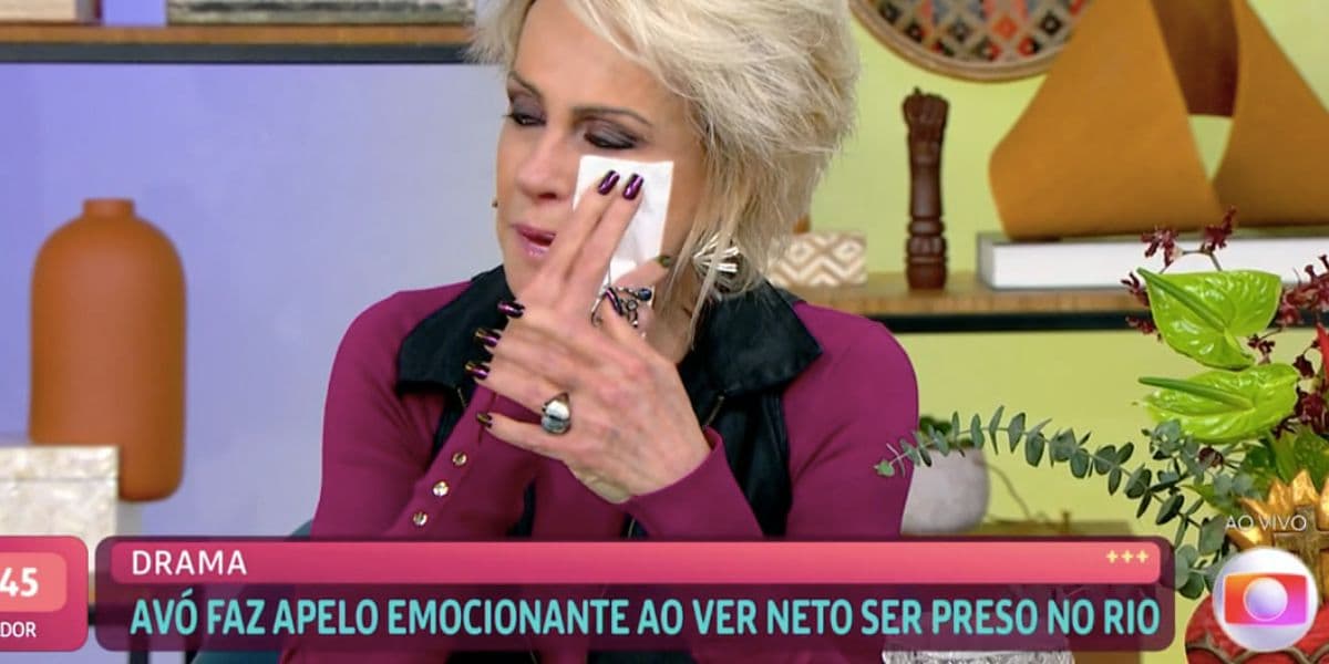 Ana Maria chora no Mais Você (Foto: Reprodução / Globo)