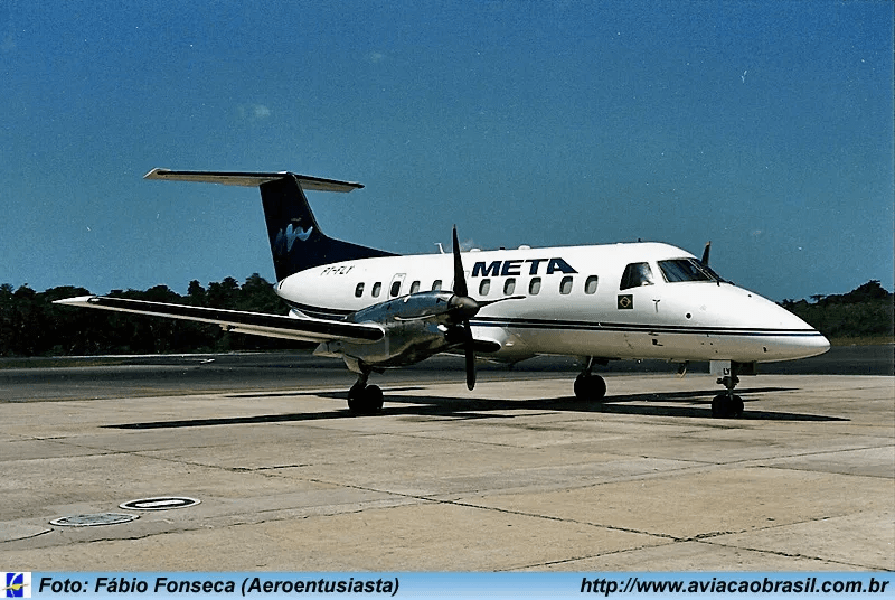 Um dos modelos dos aviões Meta (Foto: Reprodução/ Internet)
