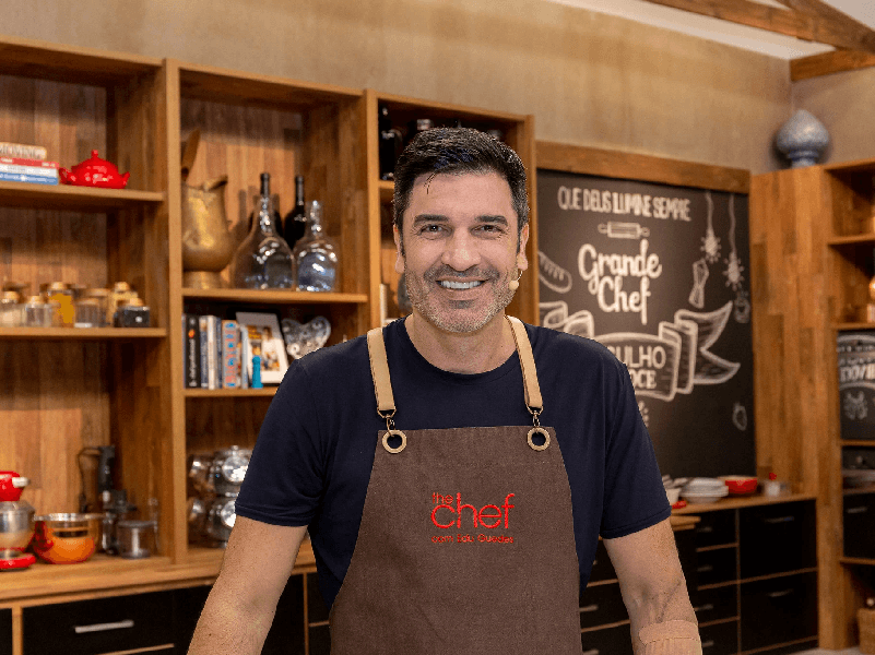 Edu Guedes sob comando do 'The Chef' (Foto: Reprodução/ Band) Edu Guedes sob comando do 'The Chef' (Foto: Reprodução/ Band)