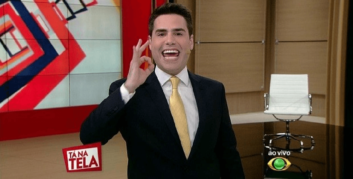Luiz Bacci na época em que trabalhou na Band (Foto: Reprodução/ Internet)