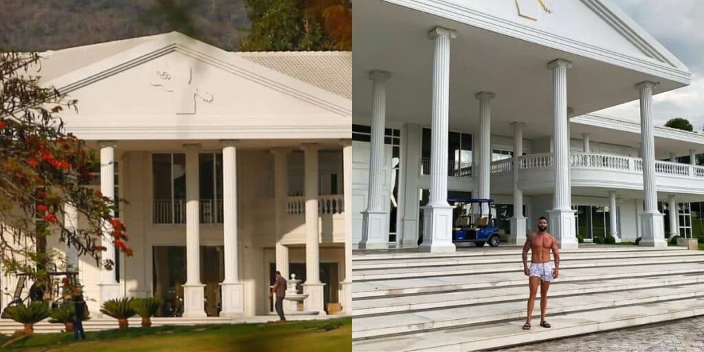 Idêntica à Casa Branca, piscina igual a de um resort e absurda: A mansão chocante de Gusttavo Lima