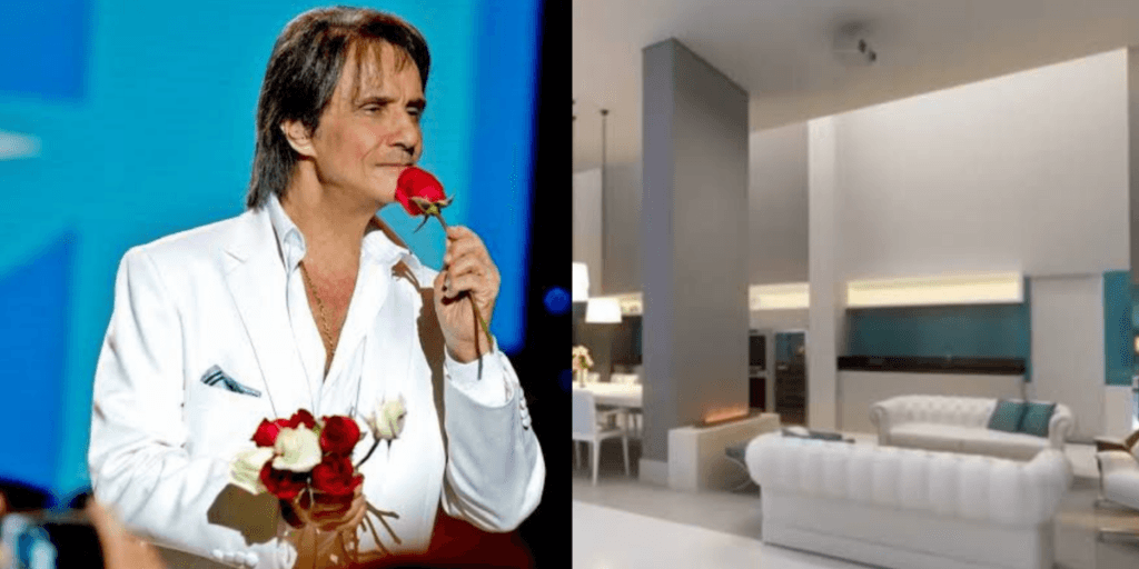 Hall de luxo, tudo azul e fachada de vidro: O apartamento discreto e absurdo onde Roberto Carlos vive