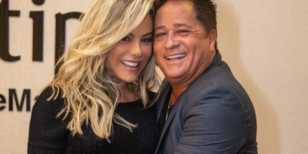 O famoso cantor sertanejo ao lado de sua esposa (Foto: Reprodução/ Instagram) 