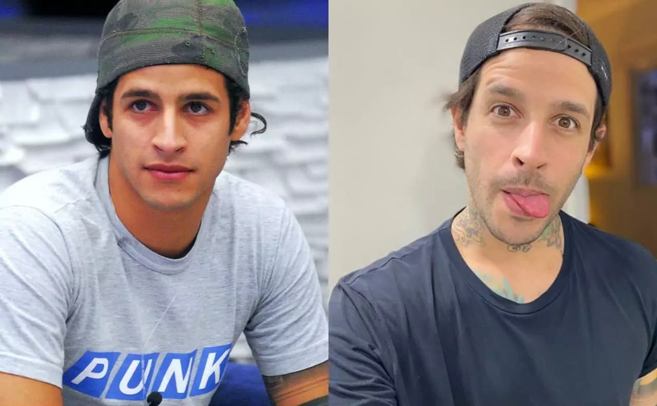 Ates e depois do campeão do 'BBB 8', Rafinha (Foto: Reprodução)