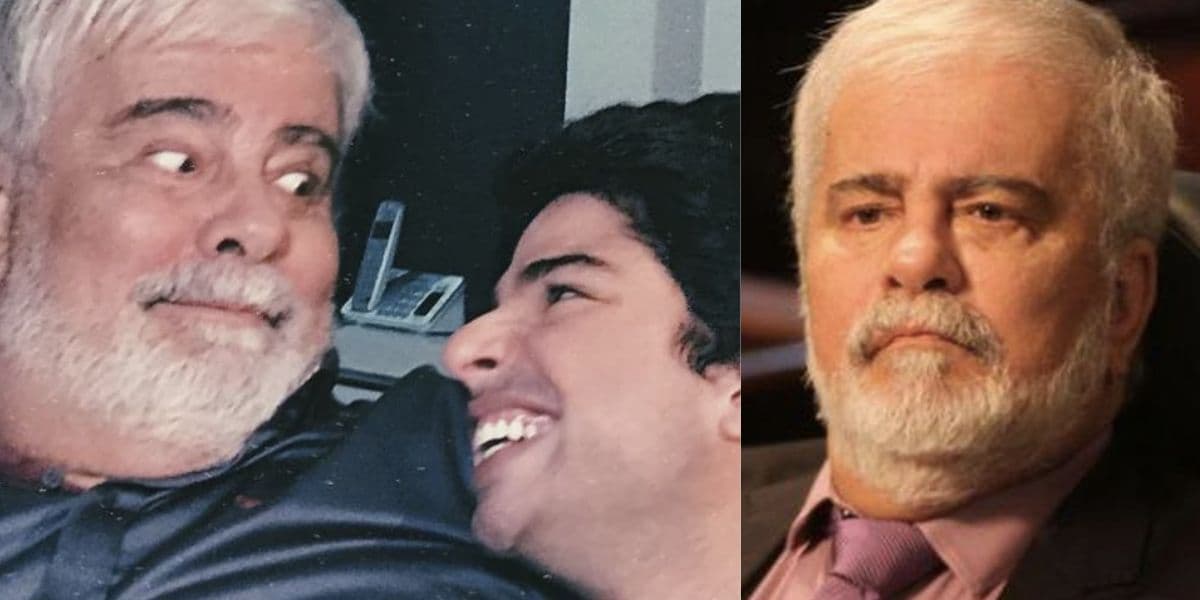 Wagner Montes e filho (Foto: Reprodução / Instagram) 