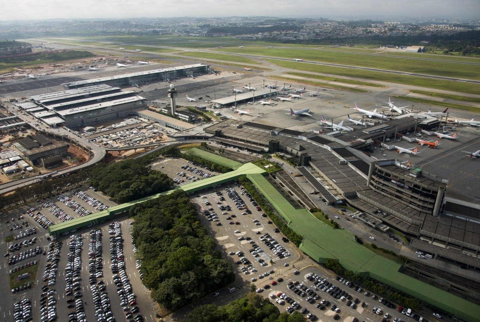 O Aeroporto de Guarulhos é o maior do Brasil (Reprodução: Internet) O Aeroporto de Guarulhos é o maior do Brasil (Reprodução: Internet)