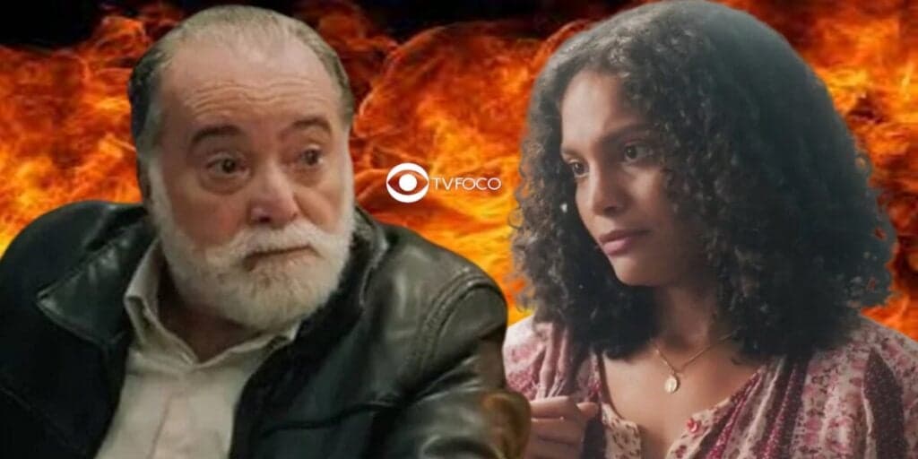 Terra e Paixão - Aline descobre que o seu empréstimo foi pago e deixa Antônio soltando fogo pelas ventas