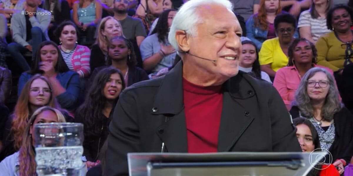Antônio Fagundes mandou alfinetada durante participação no 'Domingão' (Foto: Reprodução TV Globo)