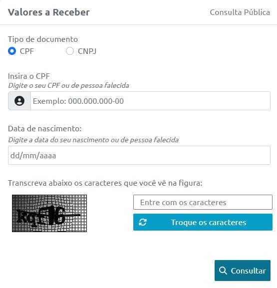 Banco Central permite você consultar valores a receber (Foto: Reprodução)