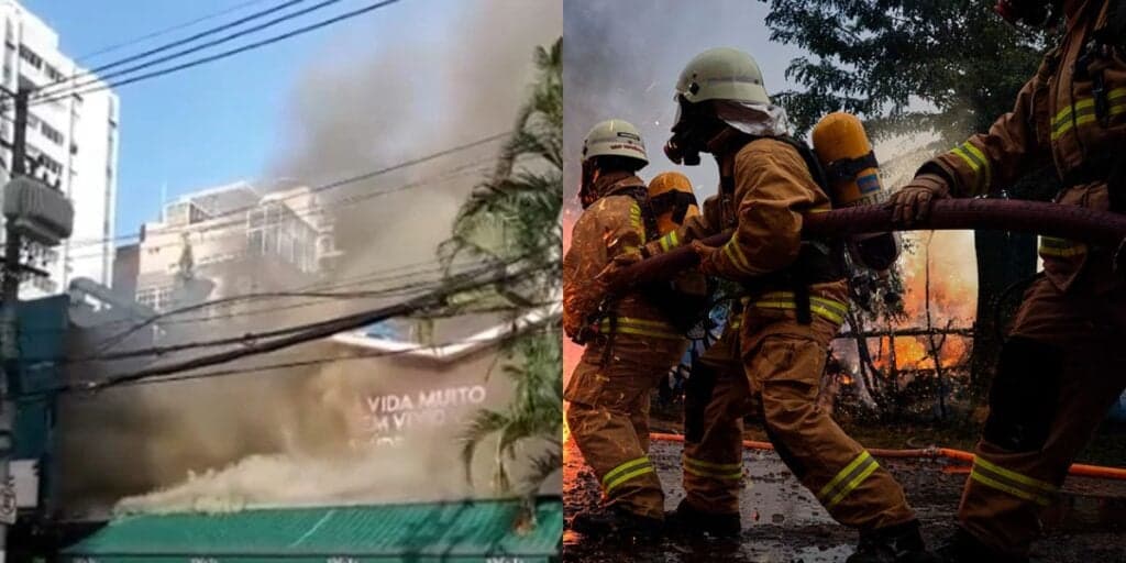 Urgente: Famoso bar que você ama pega fogo, vídeo mostra desespero e portas são fechadas às pressas