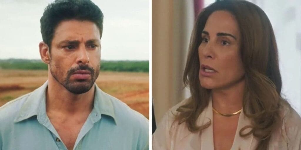 Terra e Paixão - Caio arranca máscara de Irene, joga segredo na cara dela e destrói a vida da madrasta