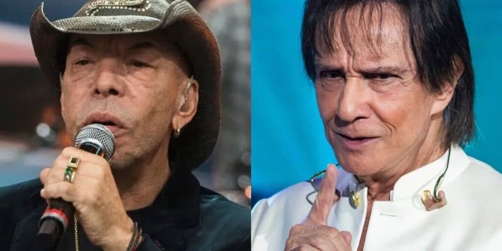 Cantor Chrystian revela para Faustão o que Roberto Carlos fez ao pai dele e dá relato