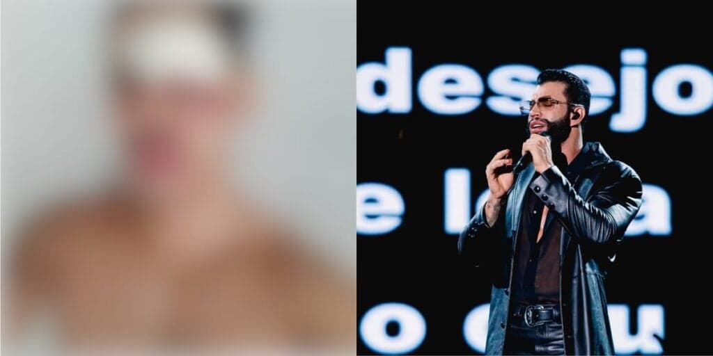 Cantor sertanejo é brutalmente agredido e jogado ensanguentado em show de Gusttavo Lima