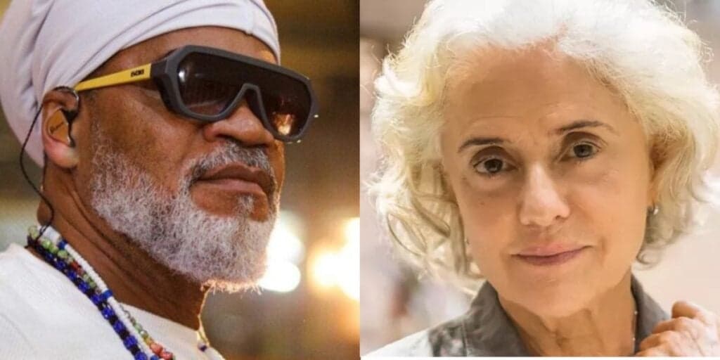Carlinhos Brown confessou o que pensa de Marieta Severo, sua ex-sogra, e o que atriz fez com sua filha