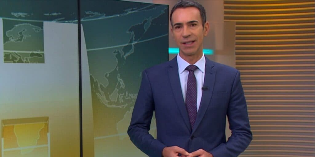 César Tralli confirma saída do ar no JH, se despede e anuncia substituto na Globo ao vivo
