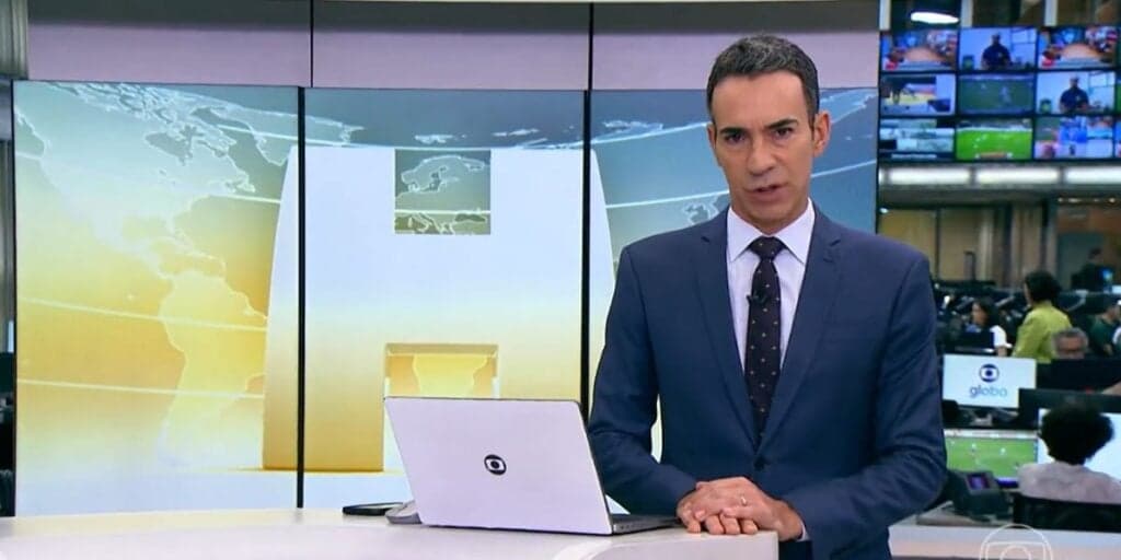 César Tralli confirma na Globo saída bomba do ar de aplicativo mais amado: "Proibiu completamente"