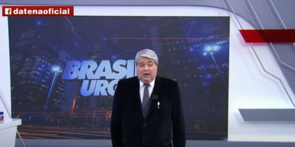 Atitude de Datena, em abandonar programa ao vivo após receber notícia, chocou a todos: "Eu larguei"