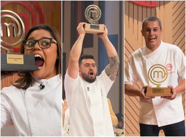 Dayse, Pablo e Rafael venceram o MasterChef Profissionais