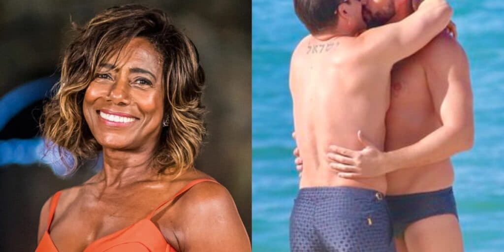 Ex-namorado de Glória Maria, que se assumiu gay, é flagrado aos beijos com apresentador casado
